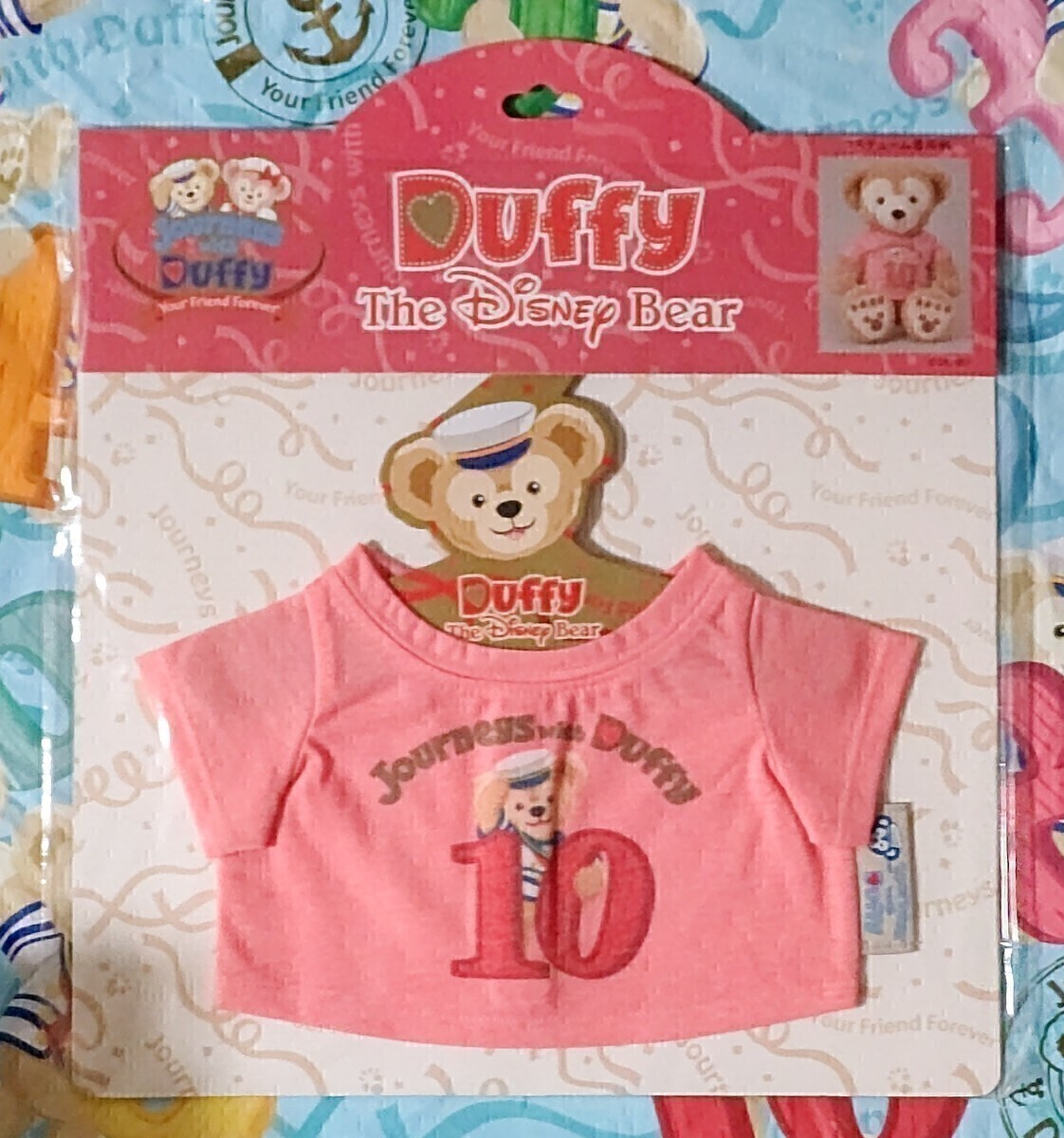 ディズニーシー ダッフィー コスチューム 10周年記念 Tシャツ ディズニーシー ダッフィー コスチューム 10周年記念 Tシャツ