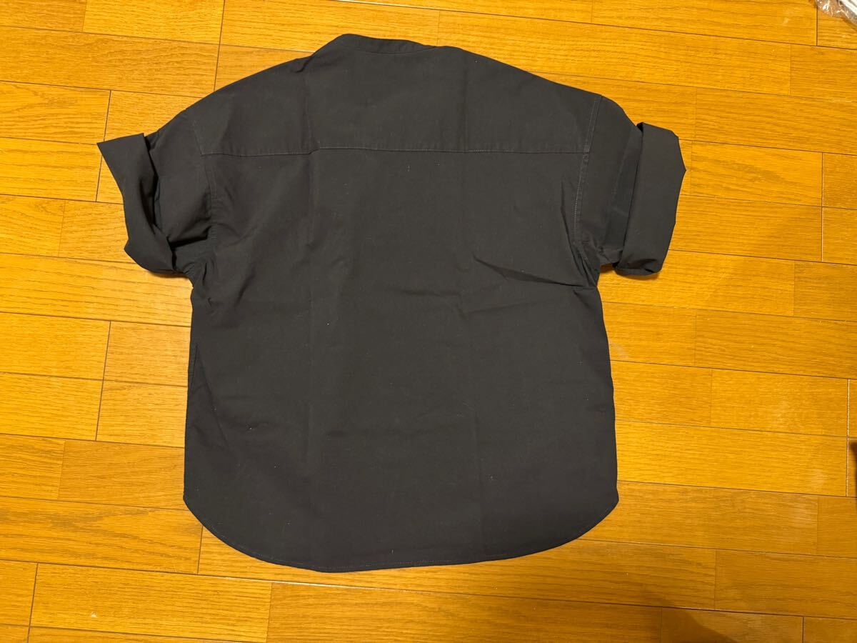  Muji Ryohin Skipper короткий рукав mao цвет рубашка новый товар белый M-L