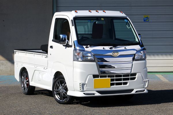 J-NEXT ダイハツ ハイゼット/ハイゼット ジャンボ(S500P/S510P)用 フロントスポイラー(LED付) 無塗装_画像2