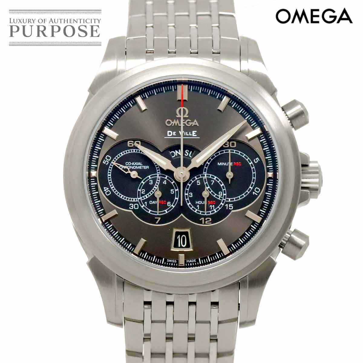  Omega OMEGA De Ville хронограф 4 счетчик коаксильный 422 10 41 52 06 001 мужские наручные часы дата самозаводящиеся часы Deville 90272251