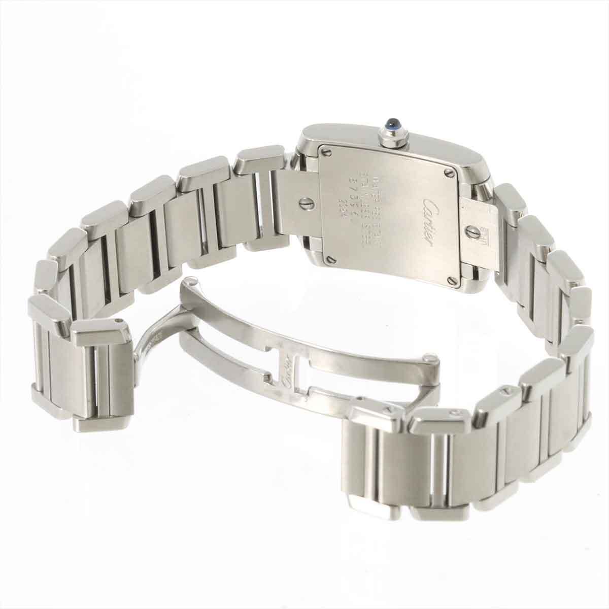 カルティエ Cartier タンクフランセーズSM W51008Q3 レディース 腕時計 アイボリー クォーツ ウォッチ Tank Francaise 90269353