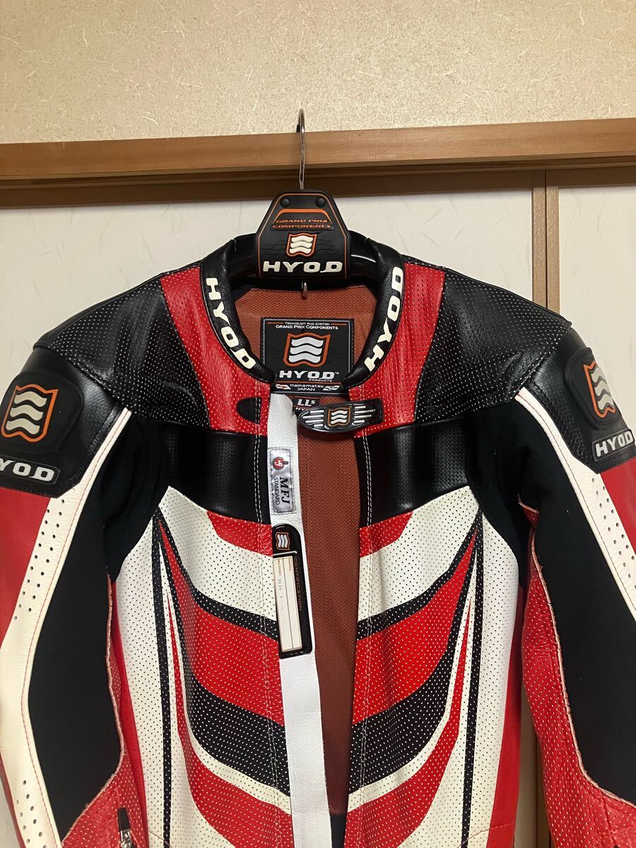 美品　MFJタグ有　HYOD（ヒョウドウ）LLSサイズ レーシングスーツ 革ツナギ　検）アルパインスターズ　RSタイチ クシタニ　KUSHITANI