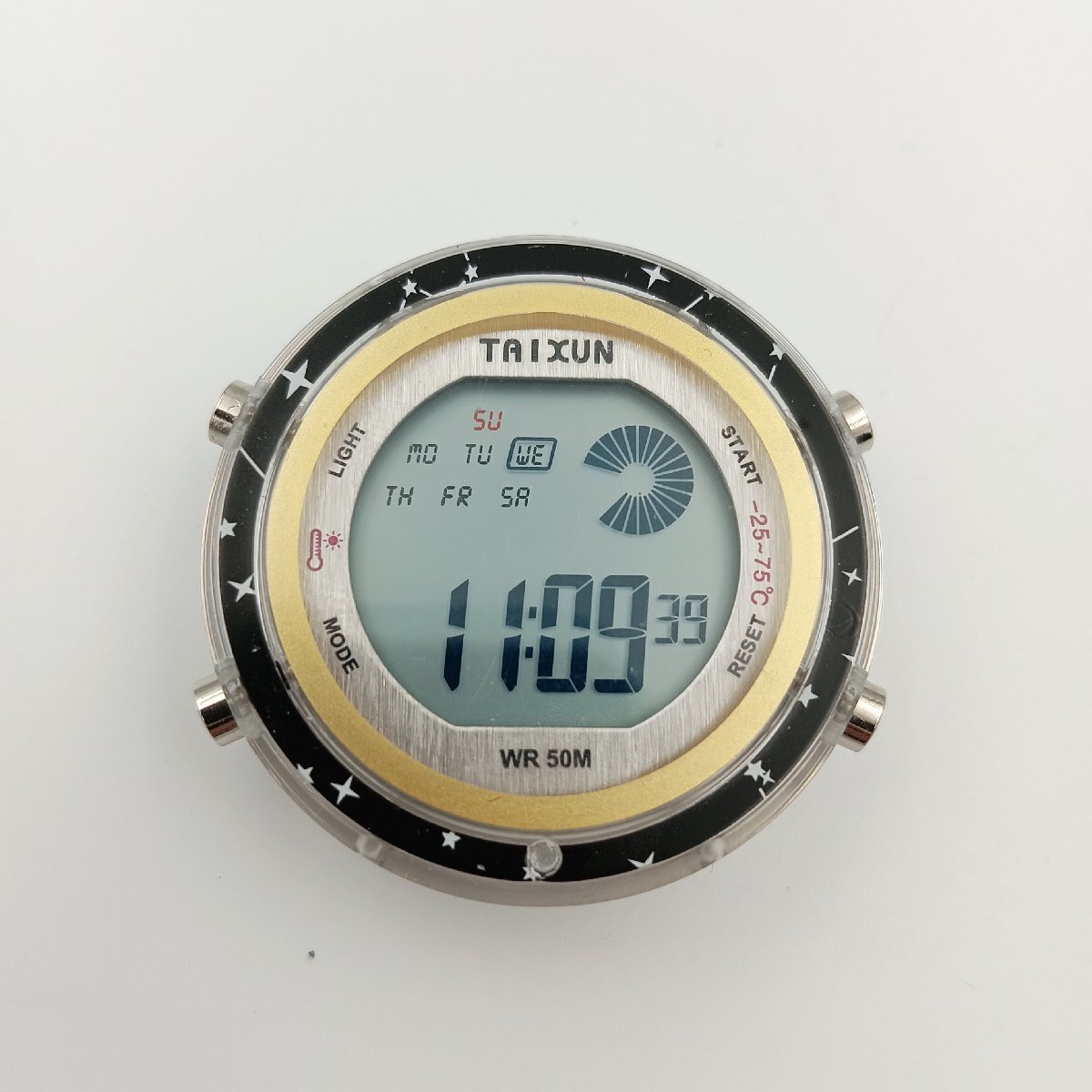 1円　W097　時(shí)計(jì)　TAIXUN　デジタル　文字盤(pán) 部品　パーツ　動(dòng)作品