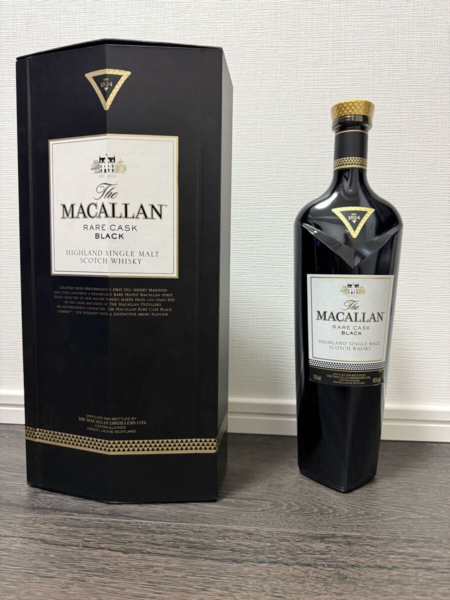 THE MACALLAN マッカラン レアカスク ブラック 700ml 40％ 箱付き