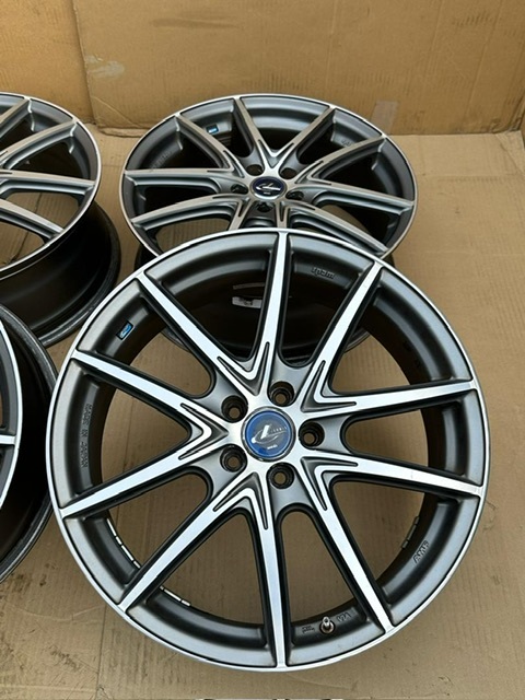 中古ホイール4本セット(WEDS レオニス 18×7JJ+47 PCD100 86 中古ホイール4本セット(WEDS レオニス 18×7JJ+47 PCD100 86