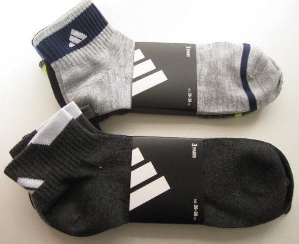 *送料無料*新品*26-28㎝*アディダス*ソックス3足×2*④*adidas**