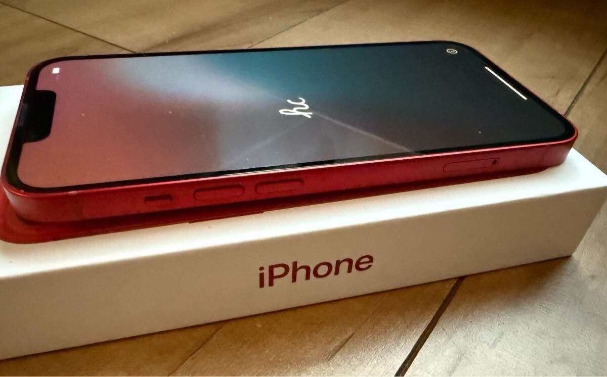 送料無料 美品 箱付き iPhone13 128GB 本体 レッド 赤 RED 正常 送料無料 美品 箱付き iPhone13 128GB 本体 レッド 赤 RED 正常