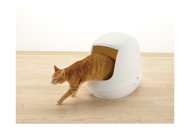 la pre кошка туалет с капюшоном белый интерьер .... цвет . кошка .... модный пространство . постановка Richell бесплатная доставка 