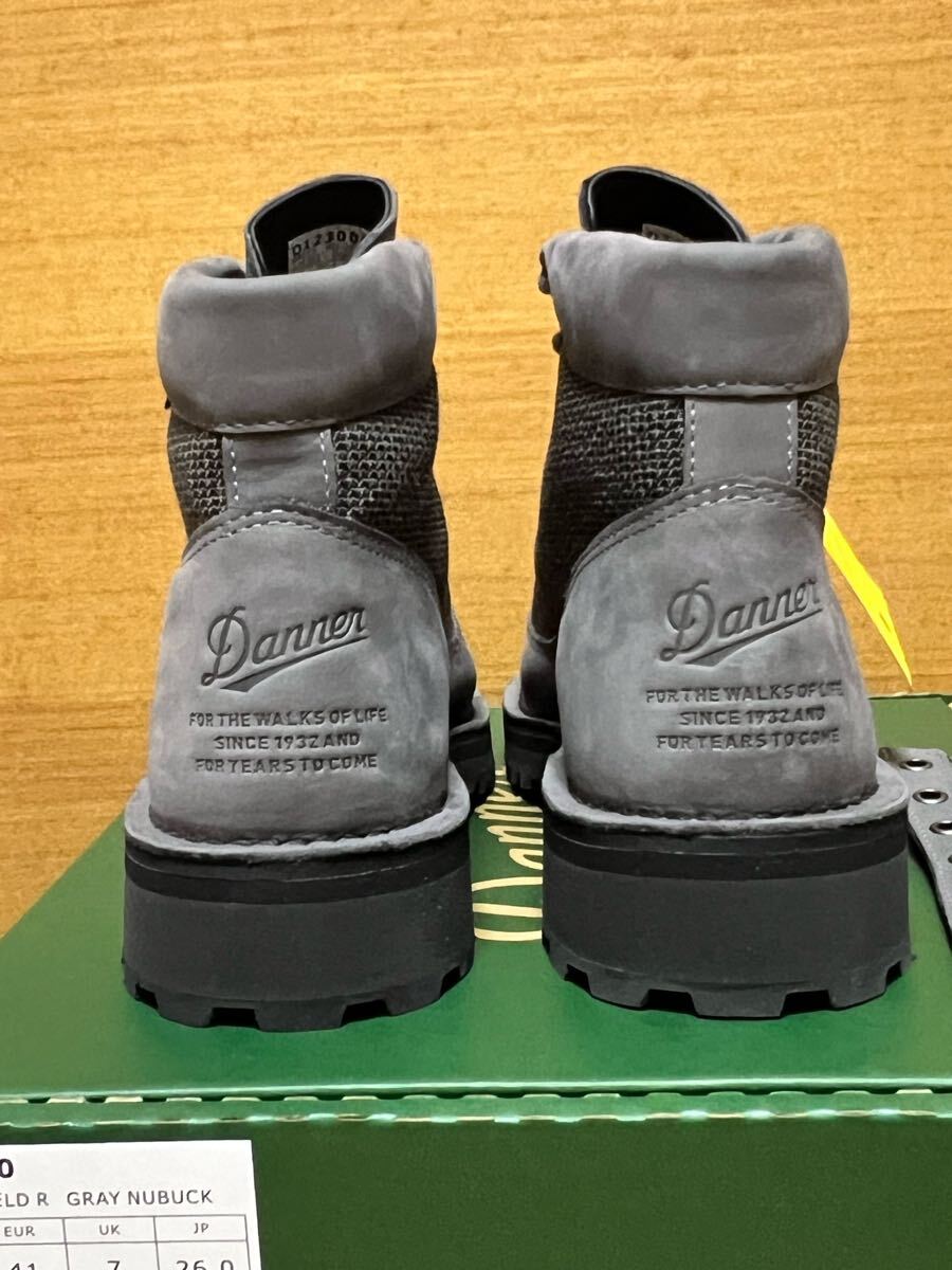 新品未使用 DANNER FIELD R GRAY NUBUCK ジッパーユニット付属 新品未使用 DANNER FIELD R GRAY NUBUCK ジッパーユニット付属
