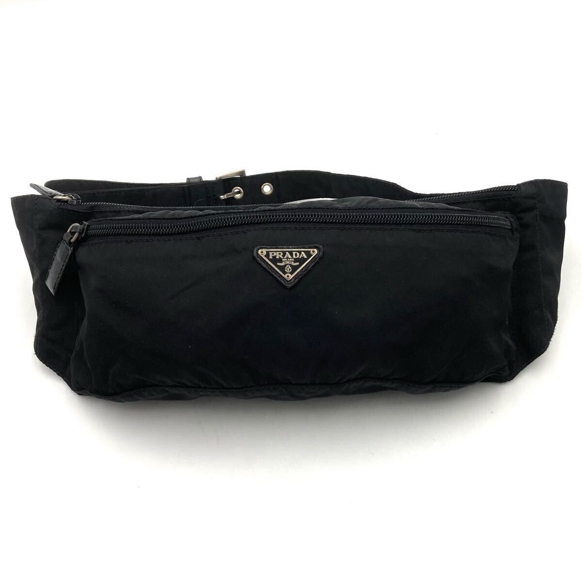 白タグあり】 PRADA プラダ ウエストポーチ ボディバッグ 白タグあり】 PRADA プラダ ウエストポーチ ボディバッグ