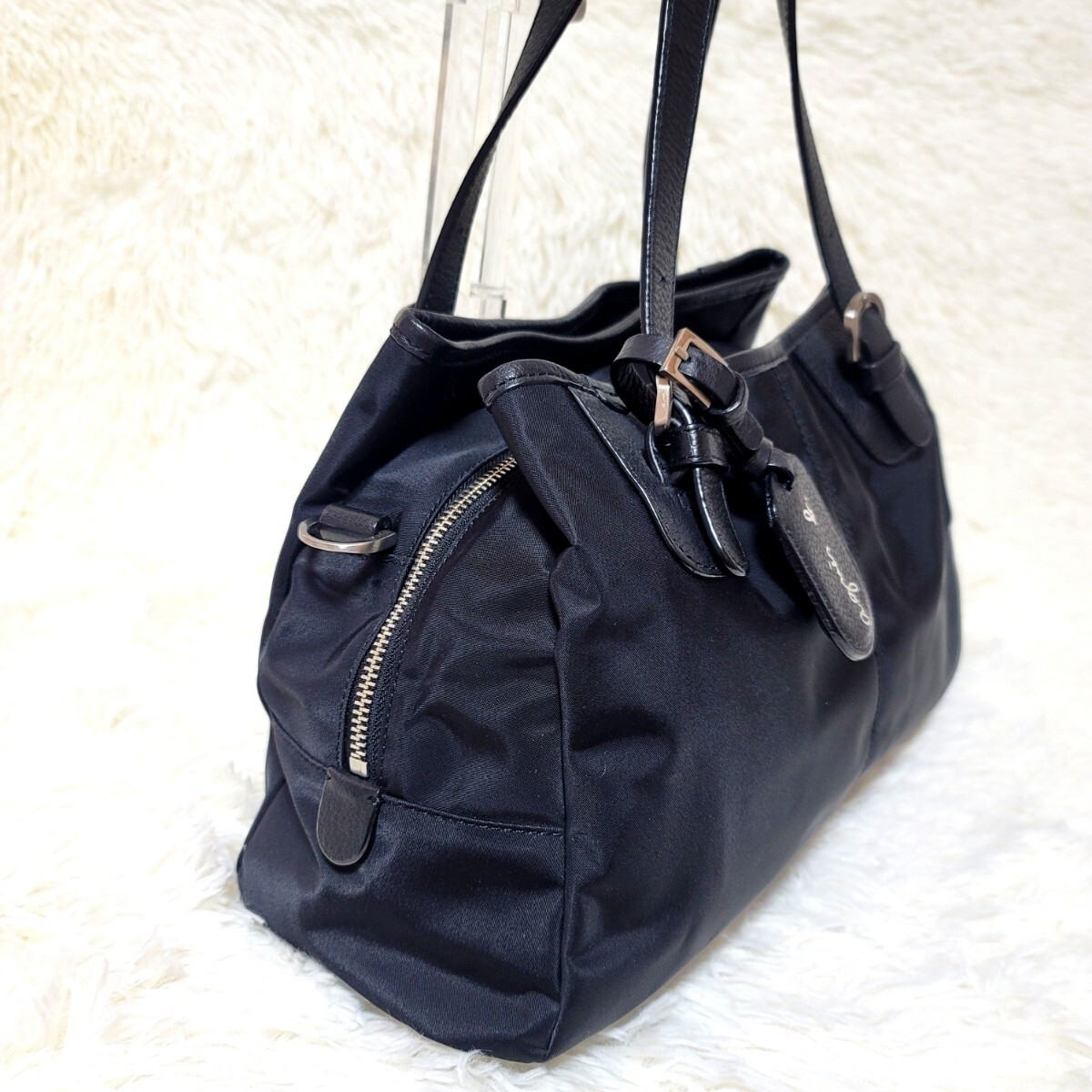 美品】アニエスベー ボヤージュ トートバッグ ナイロン 2WAY 美品】アニエスベー ボヤージュ トートバッグ ナイロン 2WAY