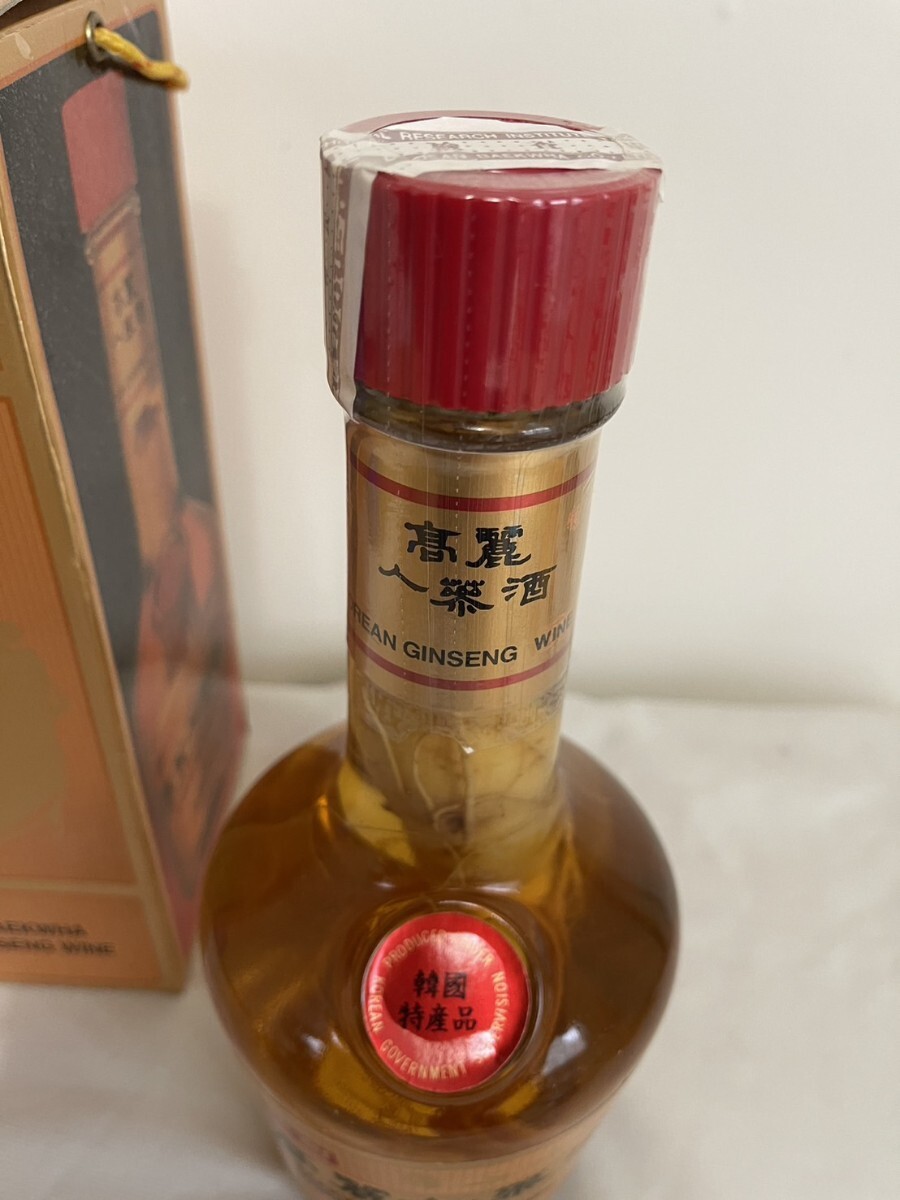 高麗人参酒 700ml 未開封 朝鮮人参酒 斗山白花(香草、薬草 高麗人参酒 700ml 未開封 朝鮮人参酒 斗山白花(香草、薬草