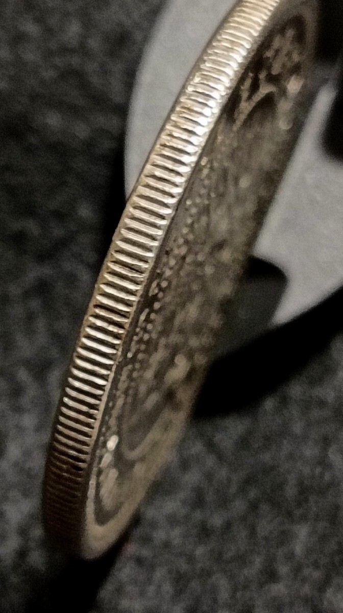 銀貨保証 貿易銀 明治10年 目方約27.1g 銀含有率90% 一圓 銀貨 銀貨保証 貿易銀 明治10年 目方約27.1g 銀含有率90% 一圓 銀貨