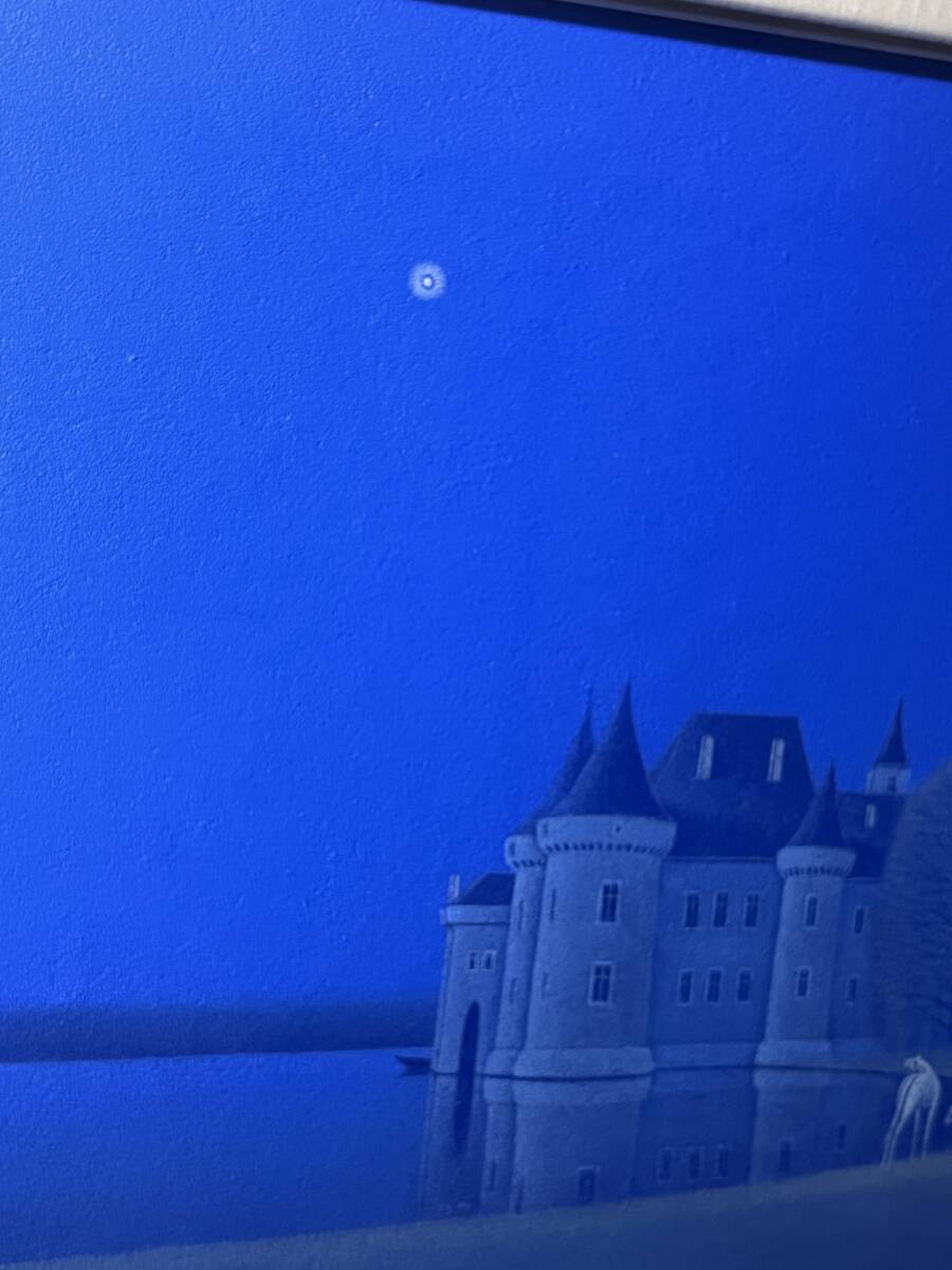 真作 洋画家 松浦敬文 『水辺の城』 油彩画 F10号 風景画 應美会 真作 洋画家 松浦敬文 『水辺の城』 油彩画 F10号 風景画 應美会