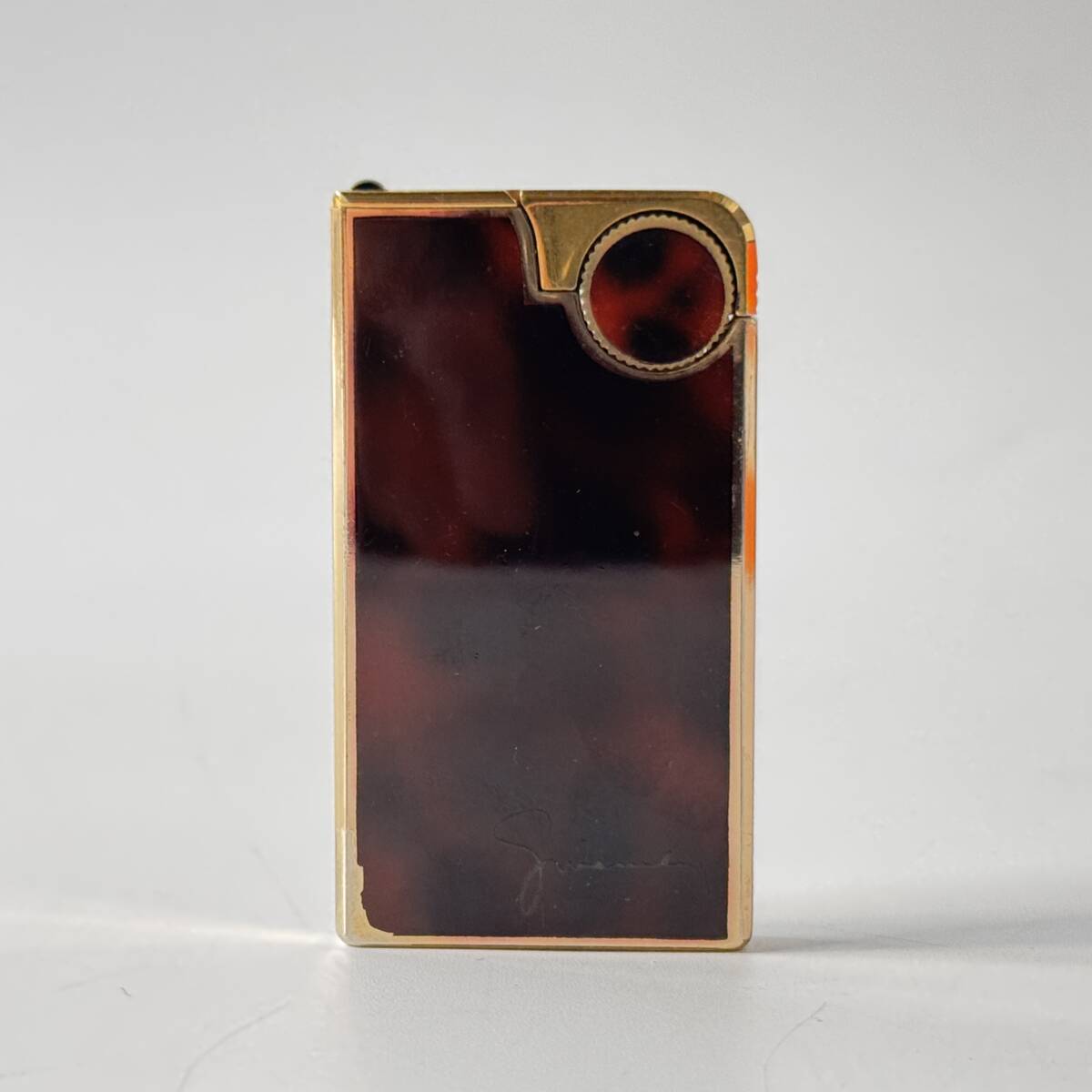 62491Q】GIVENCHY ジバンシー ガスライター 薄型 ゴールドカラー
