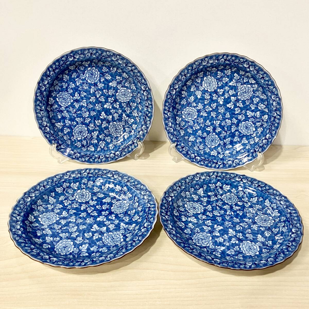 蘇さ(TKY122) 和食器 おまとめ たち吉 プレート 青藍窯 金彩 蘇さ(TKY122) 和食器 おまとめ たち吉 プレート 青藍窯 金彩