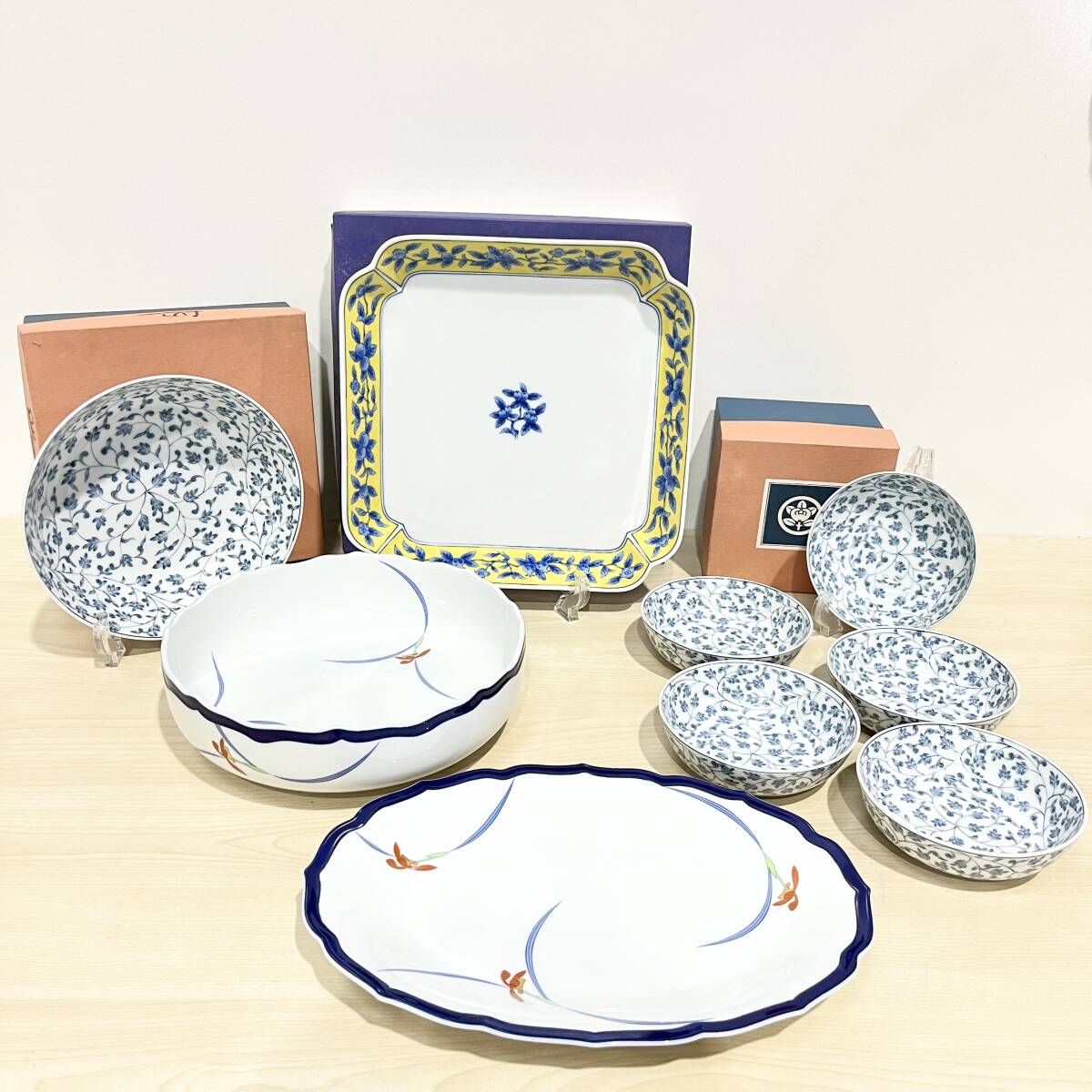 蘇や(MJY100) 和食器 香蘭社 たち吉 オーキッドレース 盛鉢 角皿 蘇や(MJY100) 和食器 香蘭社 たち吉 オーキッドレース 盛鉢 角皿