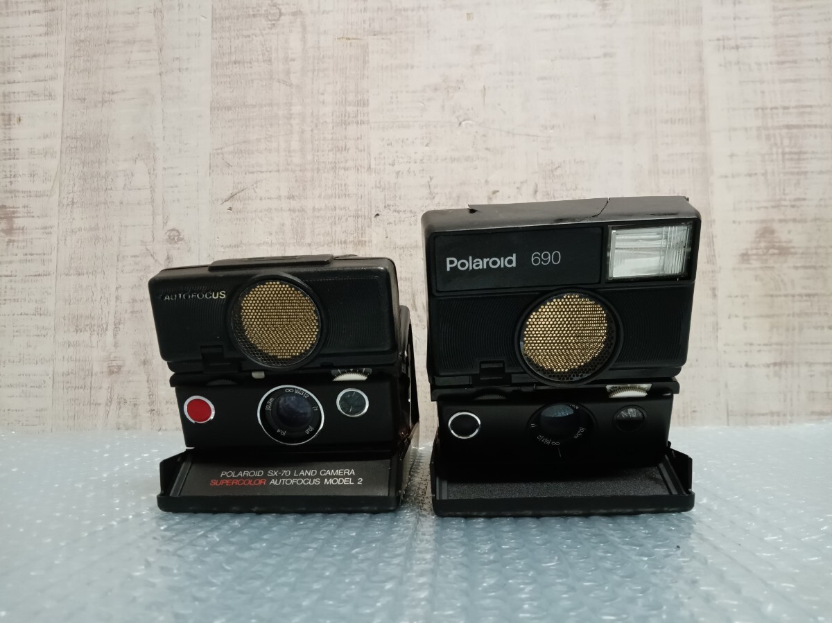 必見!! 希少 Polaroid ポラロイド カメラ 2点 まとめ 690 SX-70 必見!! 希少 Polaroid ポラロイド カメラ 2点 まとめ 690 SX-70