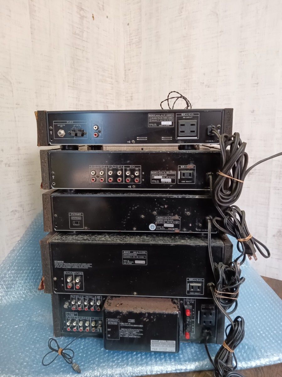 SONY ソニー システムコンポ TA-V7700 TC-V7000 CDP-V9900 SEQ SONY ソニー システムコンポ TA-V7700 TC-V7000 CDP-V9900 SEQ