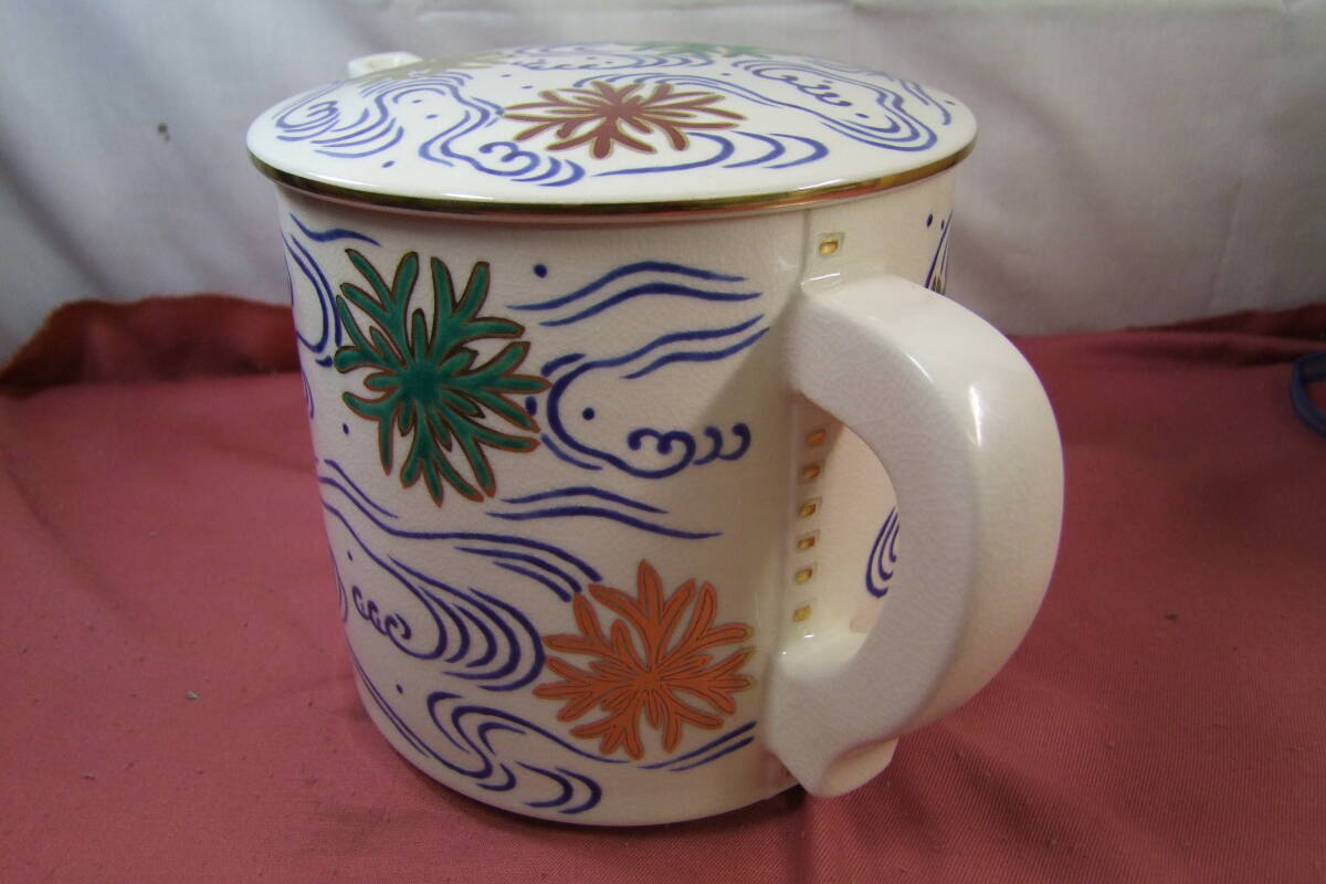 茶道具　御室窯　仁清　水注　海松紋　共箱　美品