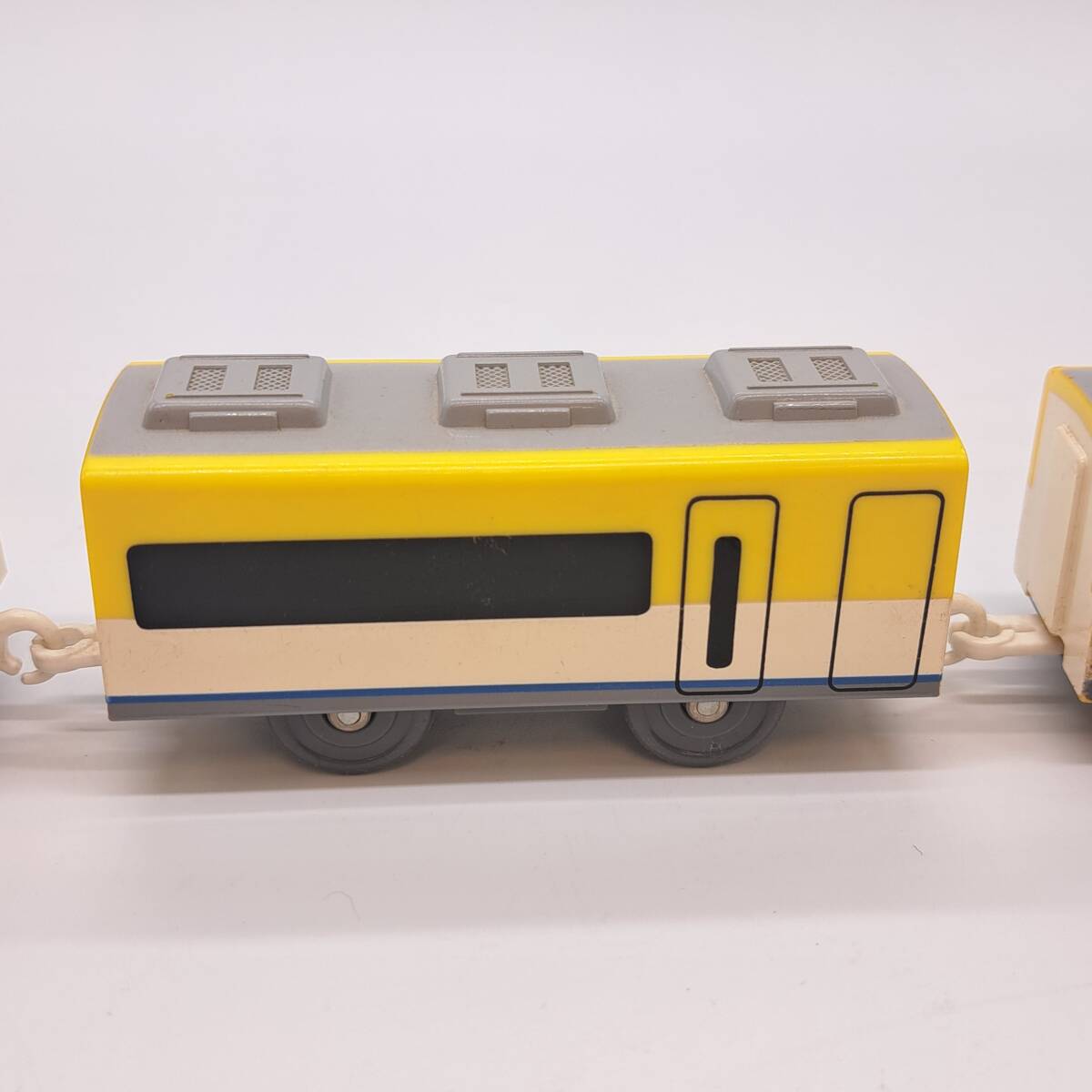 S7128● プラレール 伊勢志摩ライナー オリジナル 3両セット TOMY トミー 当時物 列車 電車 鉄道 コレクション 模型 玩具_画像3