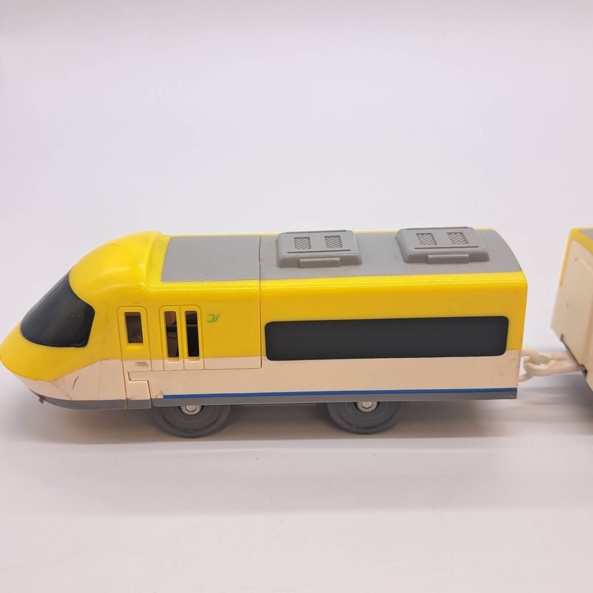 S7128● プラレール 伊勢志摩ライナー オリジナル 3両セット TOMY トミー 当時物 列車 電車 鉄道 コレクション 模型 玩具_画像2