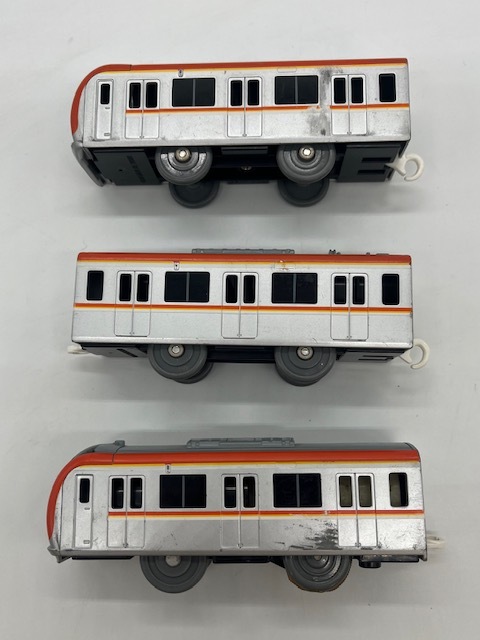 S7797R* TOMY Tommy Plarail Plarail Tokyo me Toro . столица сердце линия 10000 серия Shibuya 3 обе сборник .3 обе комплект электропоезд железная дорога модель игрушка 