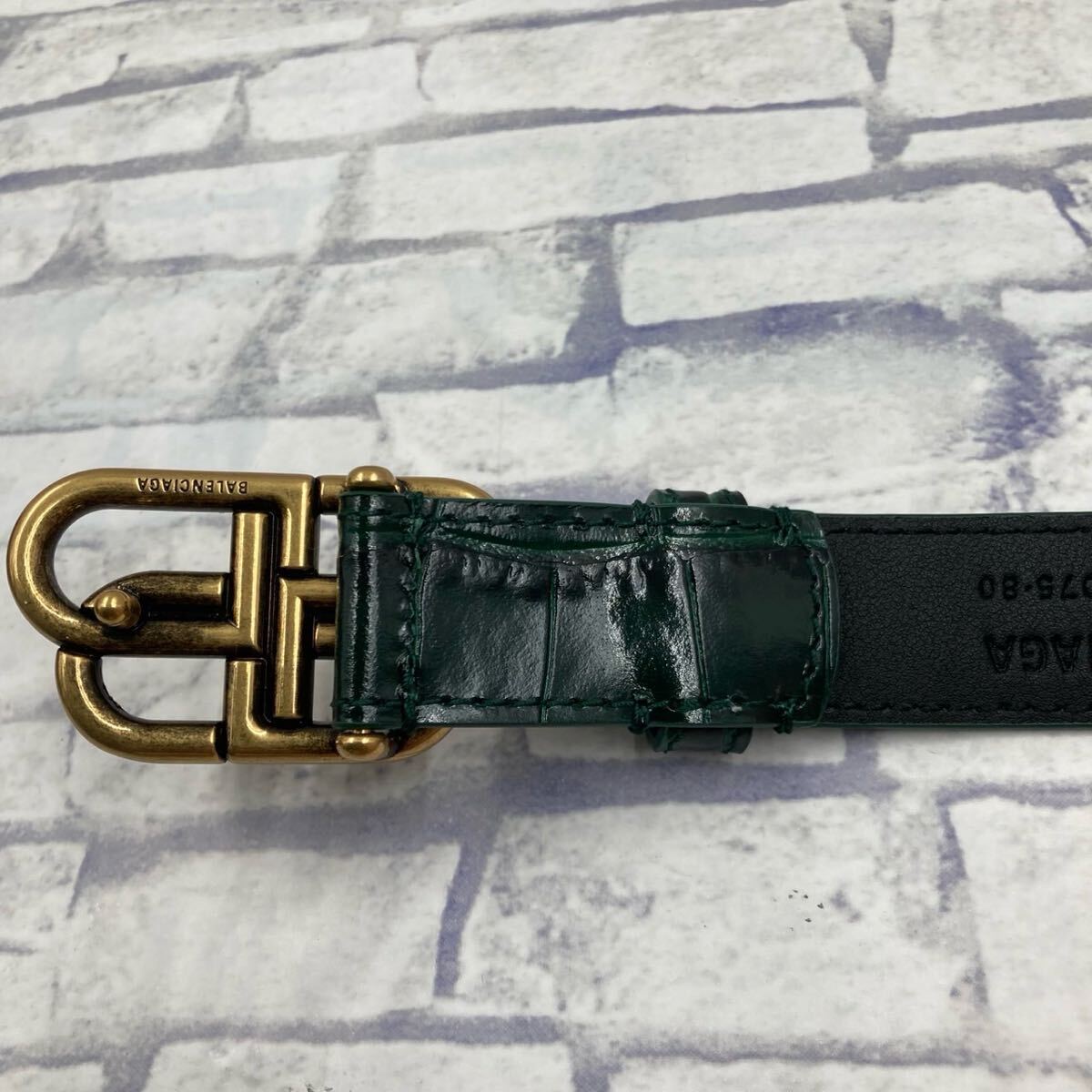 極美品/付属完備 BALENCIAGA バレンシアガ ナローベルト BBロゴ 極美品/付属完備 BALENCIAGA バレンシアガ ナローベルト BBロゴ
