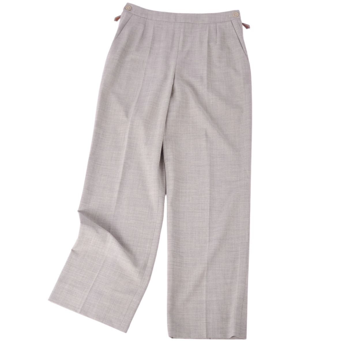エルメス HERMES パンツ マルジェラ期 ロングパンツ ウール ボトムス メンズ フランス制 38(M相當(dāng)) グレー ce03oo-rm10e29884