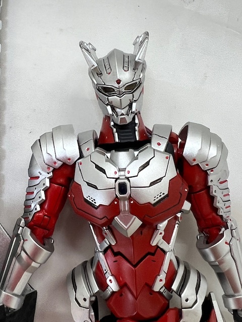 【丸-468】塗装済み完成品 ウルトラマン ダークロプスゼロ プラモデル レア パーツ欠品あり 現状品/(S)_画像3