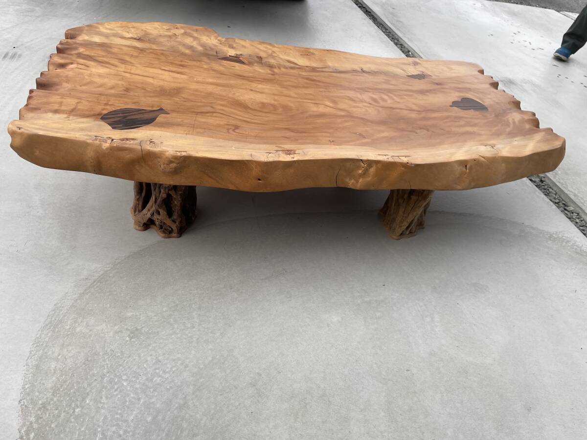 中古 一枚板 天板 無垢 板 158cm×96cm・65cm×8cm 手作り 脚あり 中古 一枚板 天板 無垢 板 158cm×96cm・65cm×8cm 手作り 脚あり