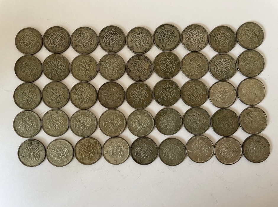 古銭 旧100円銀貨 45枚 昭和 100円銀貨 稲100円 100円硬貨 日本 古銭 旧100円銀貨 45枚 昭和 100円銀貨 稲100円 100円硬貨 日本