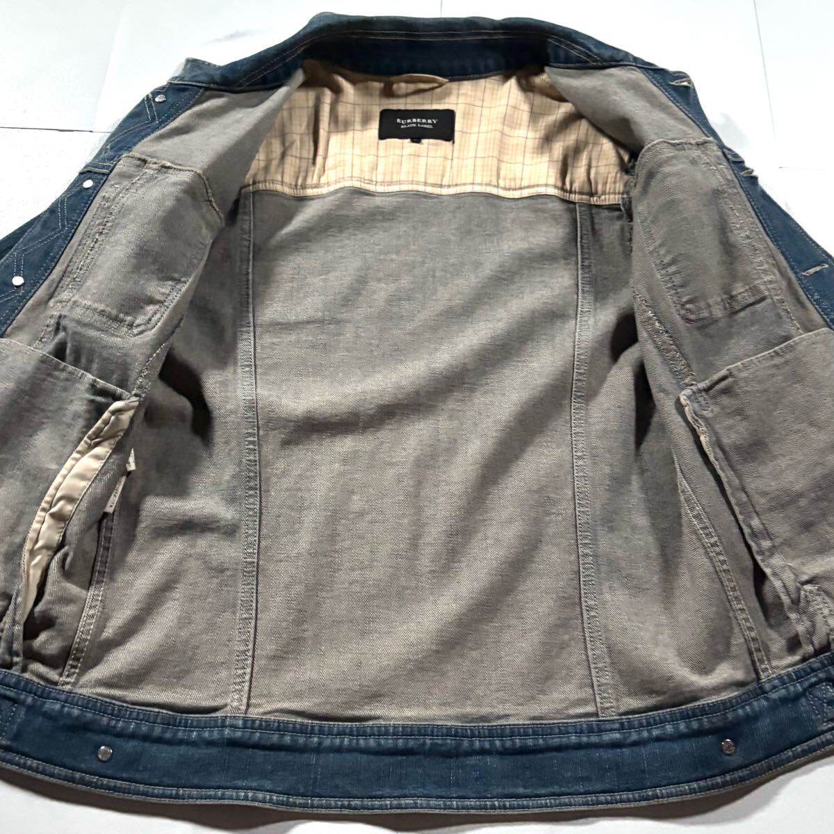 極美品/Lサイズ○バーバリーブラックレーベル デニムジャケット 極美品/Lサイズ○バーバリーブラックレーベル デニムジャケット