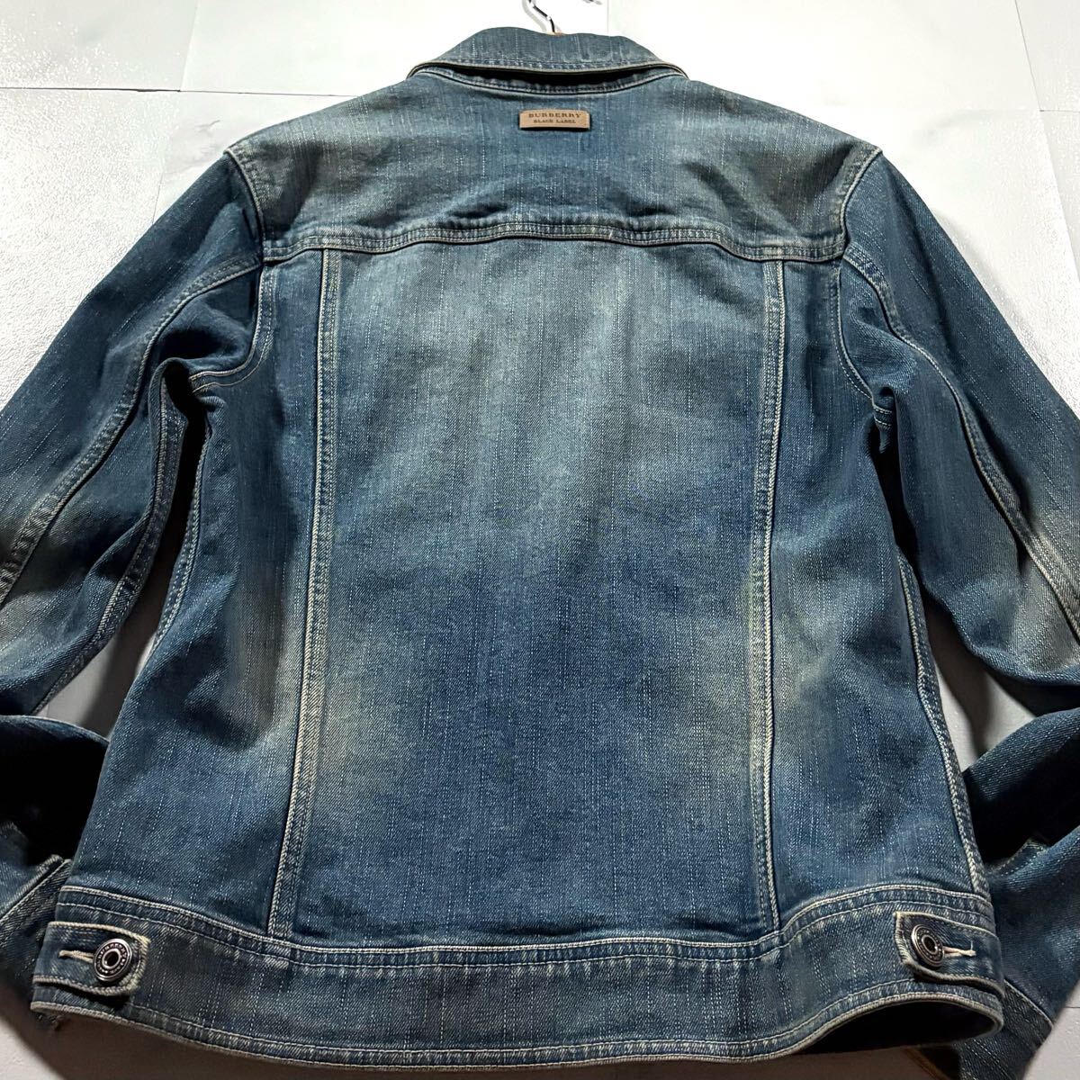 極美品/Lサイズ○バーバリーブラックレーベル デニムジャケット 極美品/Lサイズ○バーバリーブラックレーベル デニムジャケット