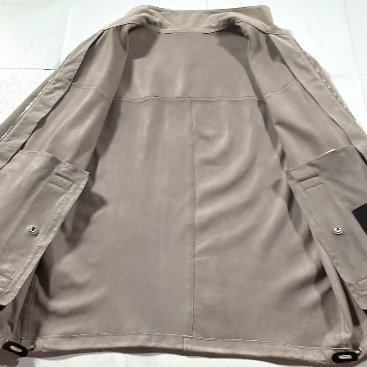 美品/Lサイズ○エンポリオ アルマーニ 山羊革 ゴートレザー 美品/Lサイズ○エンポリオ アルマーニ 山羊革 ゴートレザー
