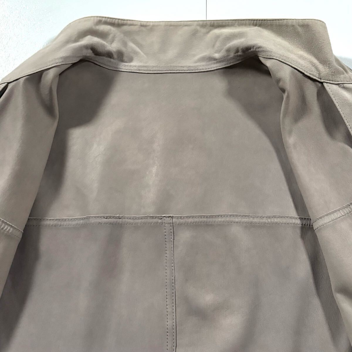 美品/Lサイズ○エンポリオ アルマーニ 山羊革 ゴートレザー 美品/Lサイズ○エンポリオ アルマーニ 山羊革 ゴートレザー