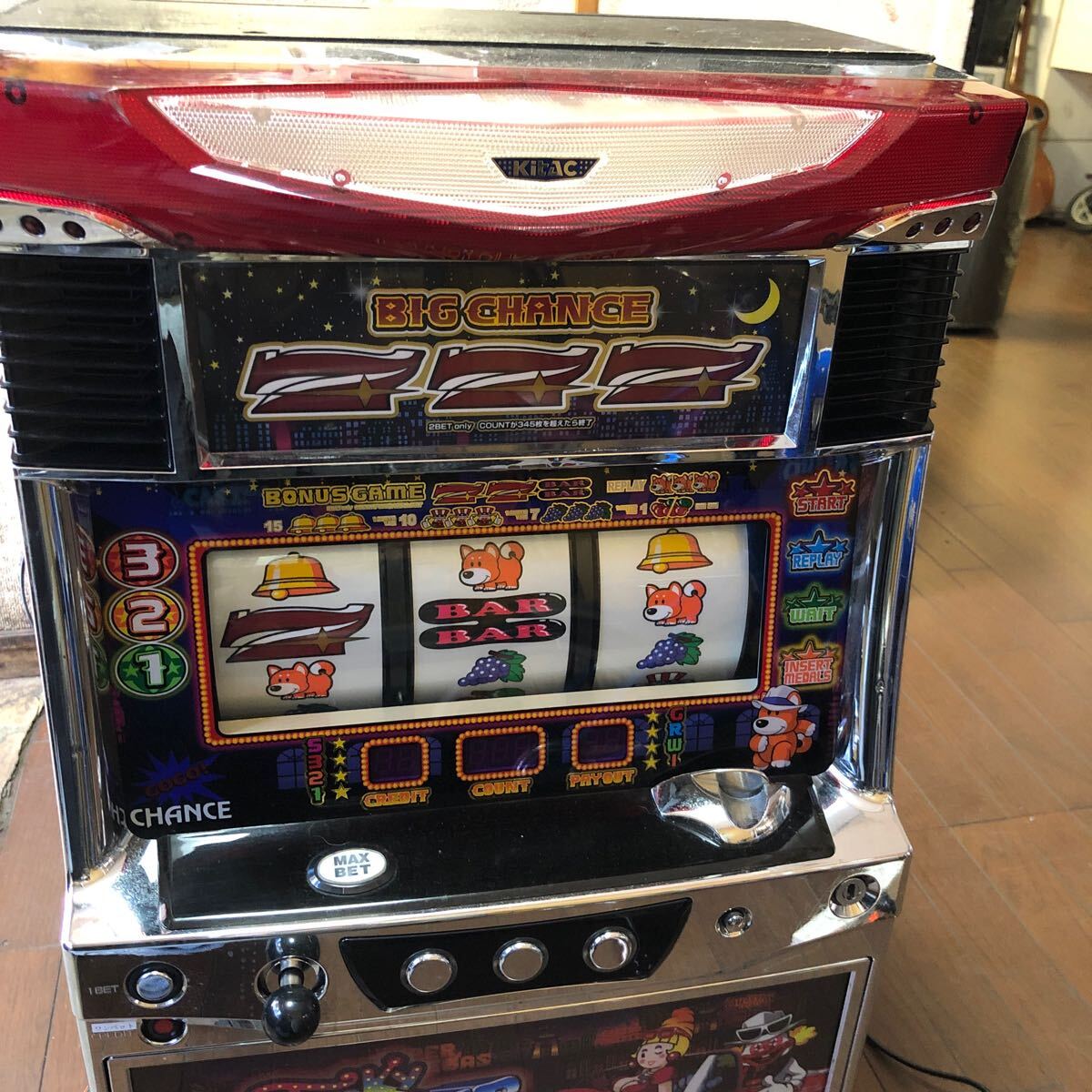 JC) 北電子 ファンキージャグラー パチスロ 現状品 引き取り限定