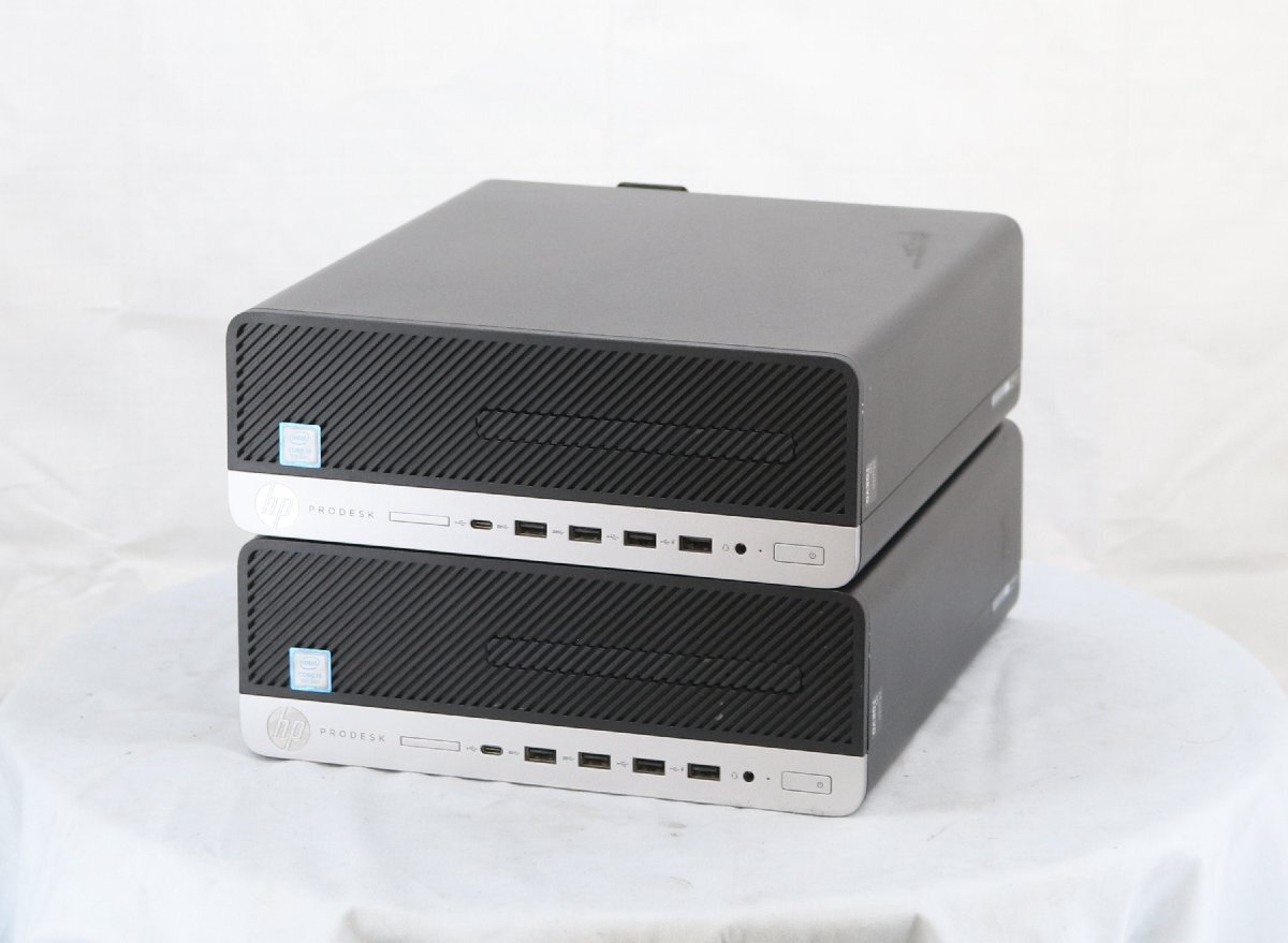 hp ProDesk 600 G5 SFF 2臺(tái)セット まとめ売り　 Core i3 9100 3.60GHz■現(xiàn)狀品