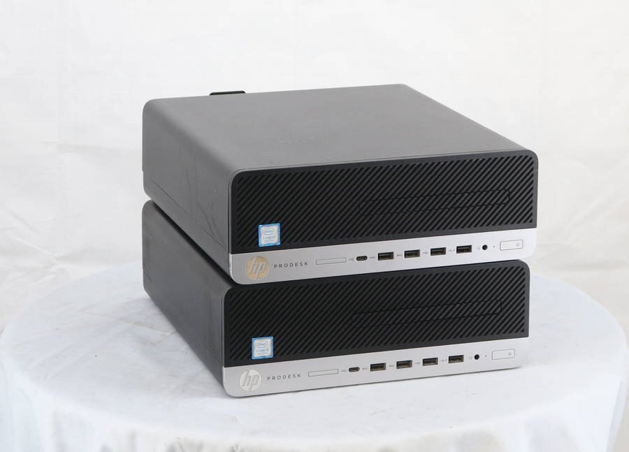 hp ProDesk 600 G5 SFF 2臺(tái)セット まとめ売り　 Core i3 9100 3.60GHz■現(xiàn)狀品
