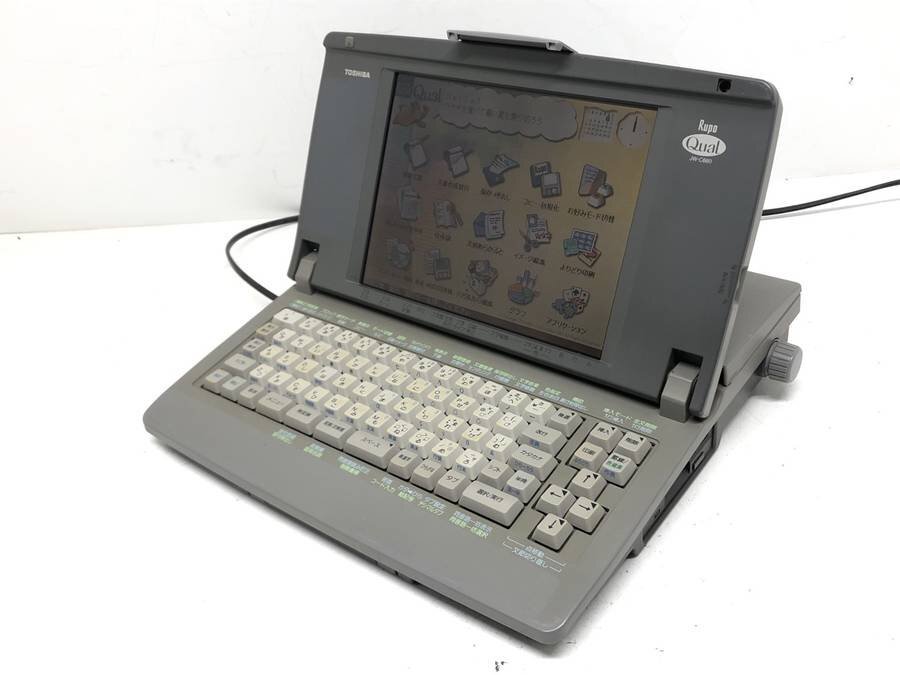 TOSHIBA JW-C660 ワープロ RupoQual□現状品(ワープロ専用機 TOSHIBA JW-C660 ワープロ RupoQual□現状品(ワープロ専用機