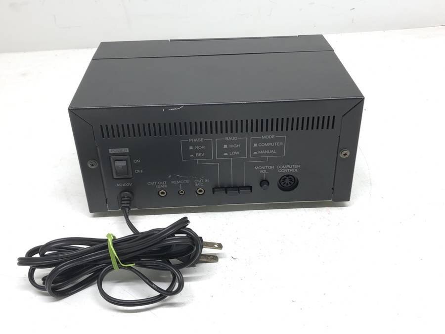 SHARP データレコーダー CZ-8RL1 ○SHARP X1 SERIES○シャープ CZ-8RL1 DATA RECORDER○レトロ