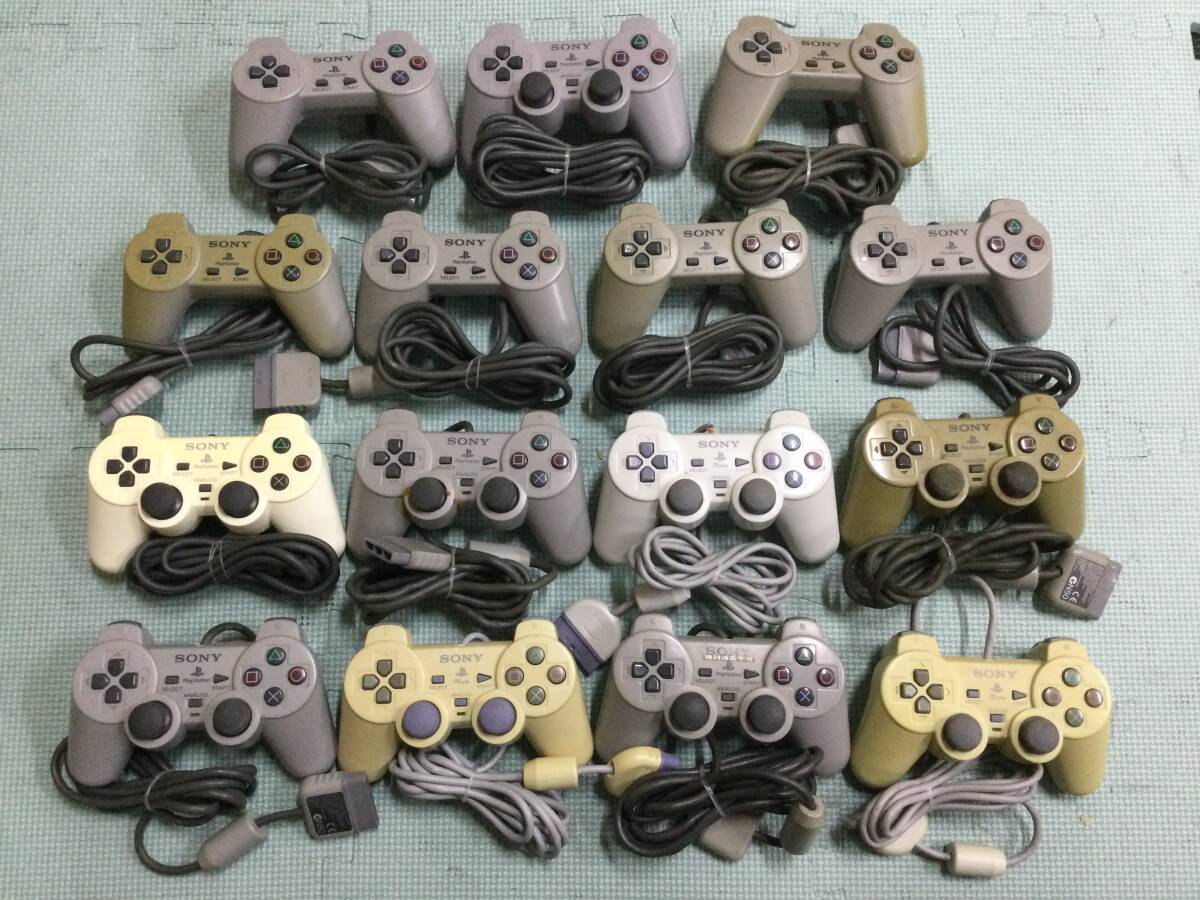 GN7127/120/0】ジャンク☆PS1 本体 6台☆コントローラー 15個 GN7127/120/0】ジャンク☆PS1 本体 6台☆コントローラー 15個