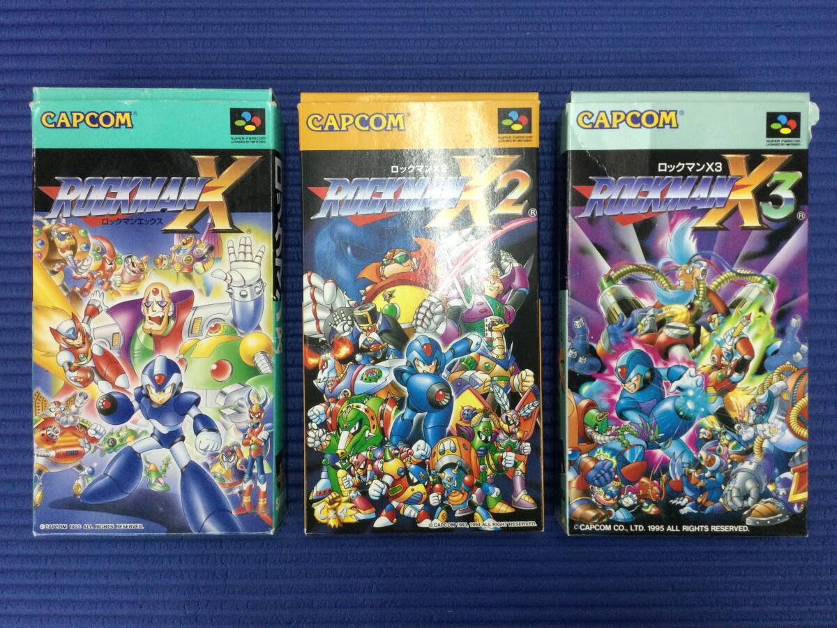 GB918/60/0】スーパーファミコンソフト☆ロックマンX シリーズ3