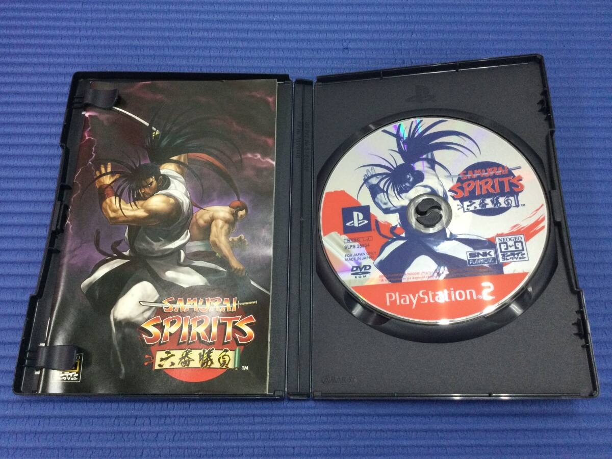 GB957/60/0】PS2ソフト☆サムライスピリッツ 六番勝負☆SAMURAI
