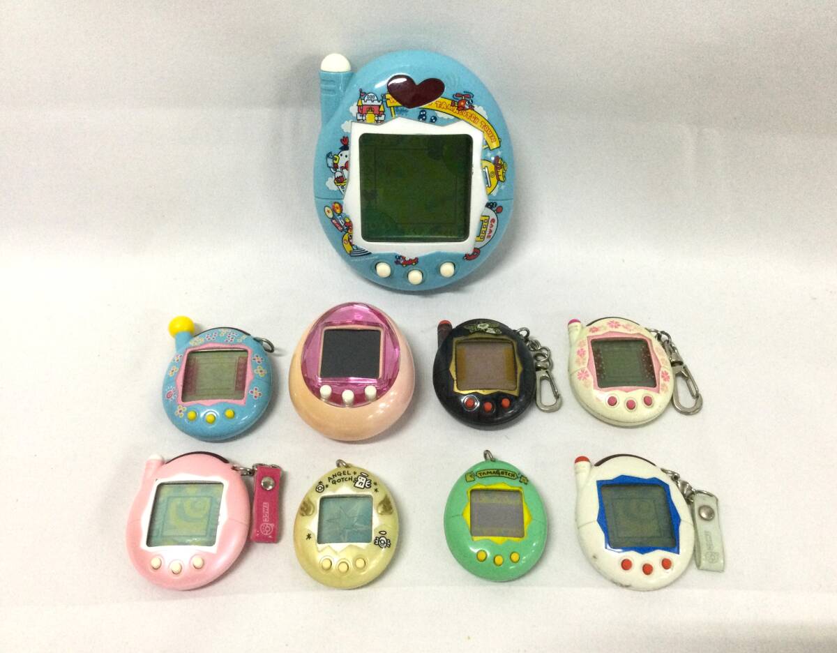 GM6517/60/0】未動確のジャンク☆たまごっち 9個セット GM6517/60/0】未動確のジャンク☆たまごっち 9個セット