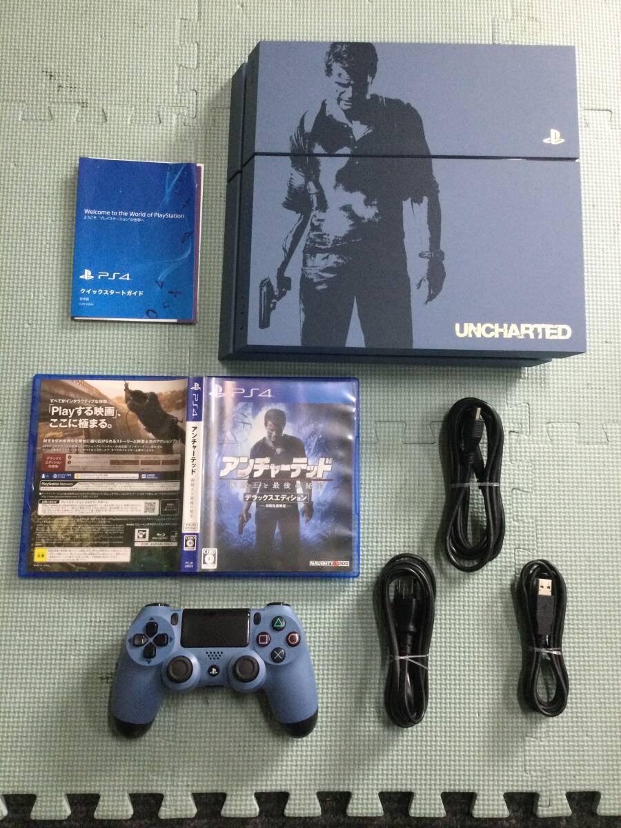 GN7063/120/0】動作確認済☆PS4 本体セット アンチャーテッド GN7063/120/0】動作確認済☆PS4 本体セット アンチャーテッド