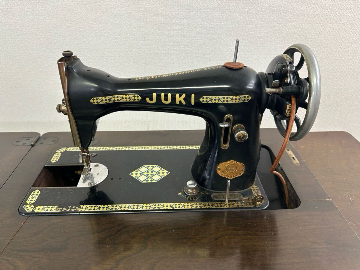 アンティーク】JUKI 足踏みミシン ミシンテーブルインテリア