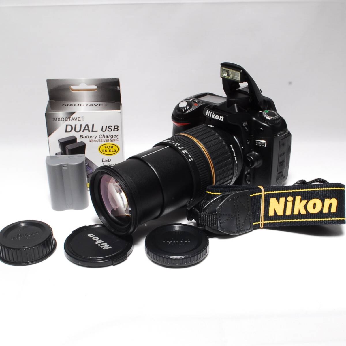 ショット数481枚 通電動作確認済み Nikon ニコン D80 /TAMRON AF ショット数481枚 通電動作確認済み Nikon ニコン D80 /TAMRON AF