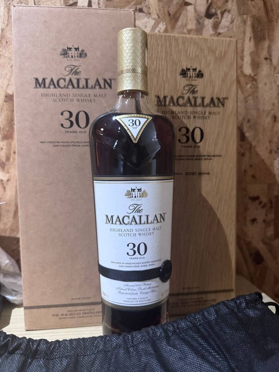 1【木箱付未開栓】ザ・マッカラン 30年 43度 700mL 2021年|The 1【木箱付未開栓】ザ・マッカラン 30年 43度 700mL 2021年|The