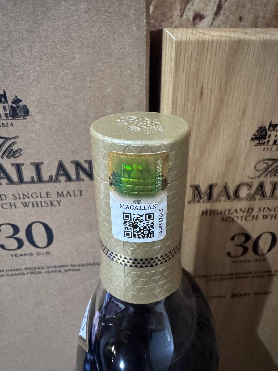 2【木箱付未開栓】ザ・マッカラン 30年 43度 700mL 2021年|The 2【木箱付未開栓】ザ・マッカラン 30年 43度 700mL 2021年|The